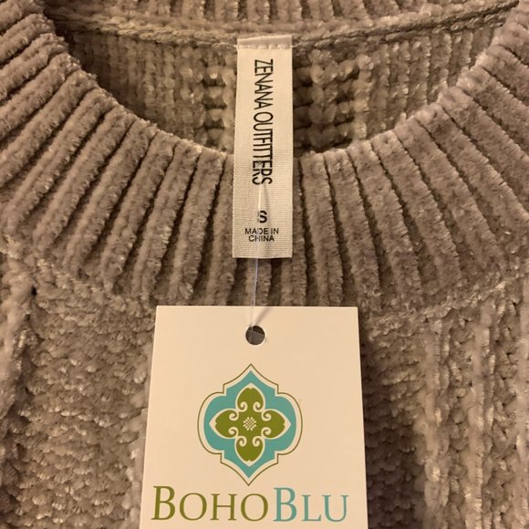 SOLD!!! Boho Pull-over Cozy Thick Plush Sweater S - Picture 6 of 11